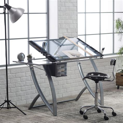 Studio Designs Futura Advanced Drafting Table With Side Shelf Buy