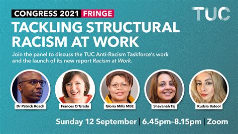 Tackling Structural Racism At Work Tuc