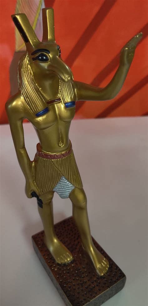 Unique Egyptian God Seth Statue Made In Egypt Etsy