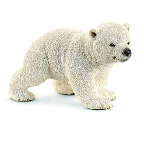 Schleich Walking Polar Bear Cub Toy Figure