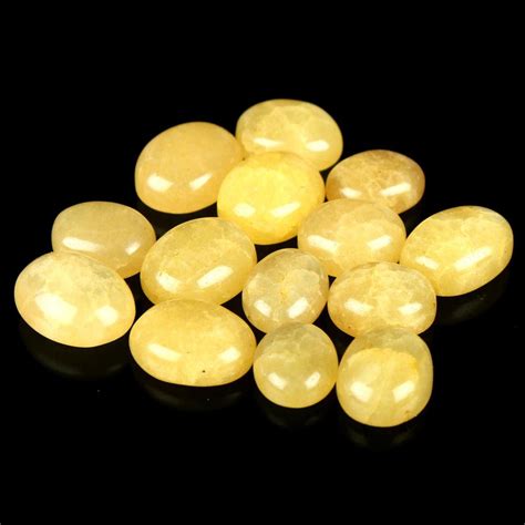Yellow Sapphire Cabochon Fine Oval Shape Attractive Opaque Etsy