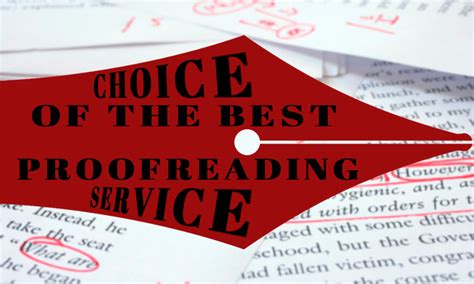 How To Choose The Best Proofreading Services