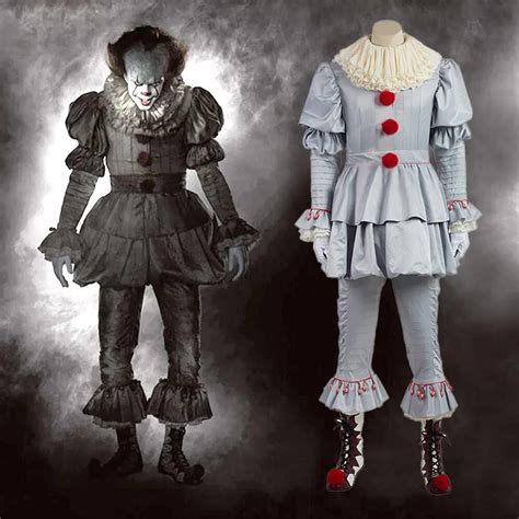 Stephen Kings It Pennywise Cosplay Costume Pennywise The Clown Costume