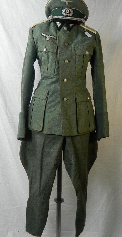 German Wwii Lieutenant Uniform Set Headwear Militaria And Weapons