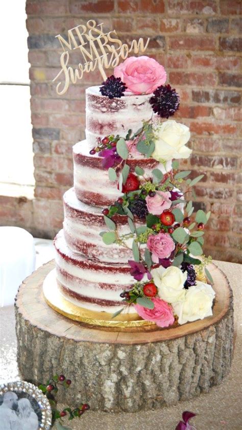 Naked Red Velvet Wedding Cake Wedding In Red Velvet Wedding