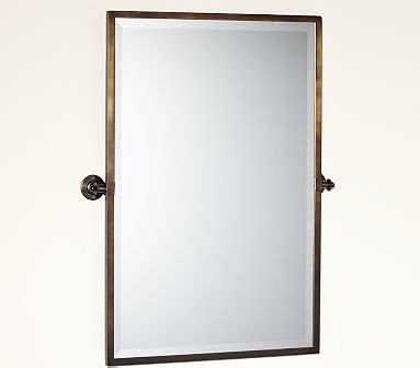 Eprica wall mirror for bathroom, rectangle mirror with 1 black metal frame for bathroom, entryway, living room & more, hangs doheem 22''x30'' matte black metal framed bathroom mirror for wall rounded corner rectangular modern mirror bathroom vanity mirrors wall mounted. Kensington Pivot Mirror, Extra Large Rectangle, Antique ...