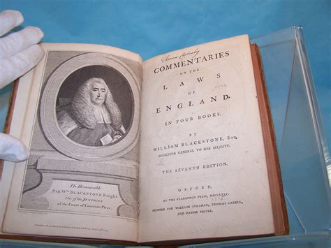 William Blackstones Commentaries On The Laws Of England Venteicher Rare Book Room Libguides