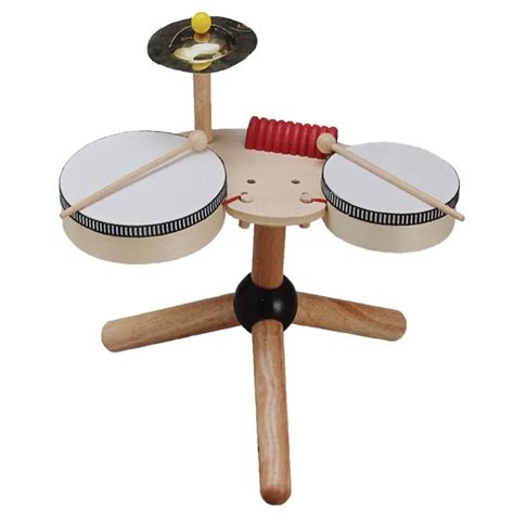 New Baby Kids Wooden Drum Percussion Music Band Toy Buy Wooden Drum