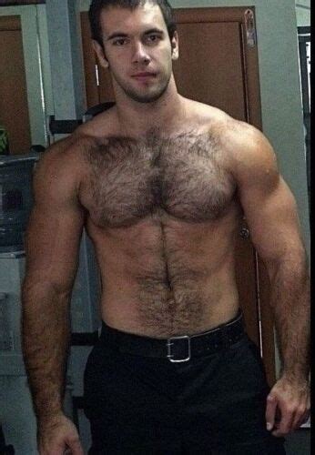 Shirtless Male Muscular Hairy Chest Abs Beefcake Beefy Dude Body Photo 4x6 C576 Ebay