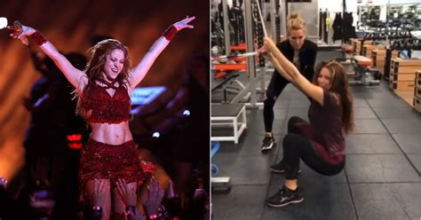 Shakira Workouts On Instagram Popsugar Fitness Uk