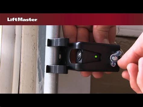 How To Align The Safety Reversing Sensors On Your Liftmaster Garage Door Opener Youtube
