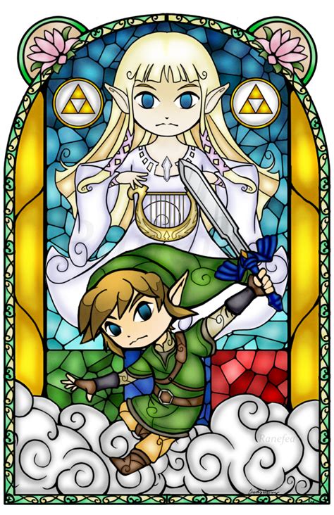 Skyward Sword Stained Glass By Ranefea On Deviantart