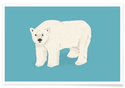 Polar Bear Poster Juniqe