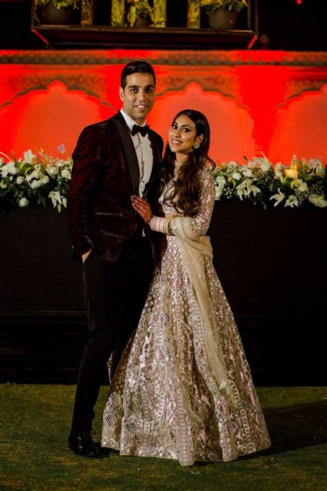 Royal Jaipur Wedding With A Couple In Voguish Outfits In 2020 Indian