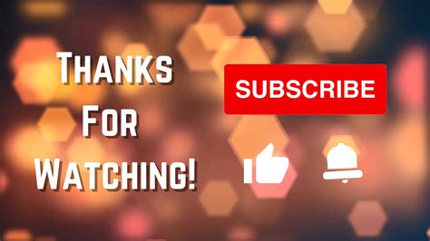 Youtube Animated Like Subscribe Notification Outro Video Etsy