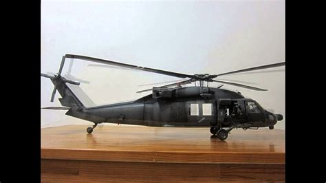 118 Bbi Elite Force U S Army Mh 60 Night Raid Black Hawk Helicopter