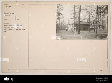 War Prison Barracks At Fort Mcpherson Georgia This Photograph Shows