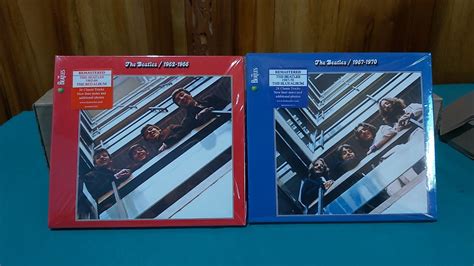 Unboxing Cd Album The Beatles 1967 1970 Blue Album 2 Disc Booklet