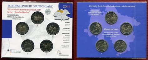 Brd Euro Gedenkm Nzen Satz Deutschland X Euro Satz