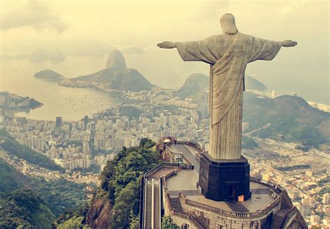 Wallpaper City Sky Statue Rio De Janeiro Monument Landmark