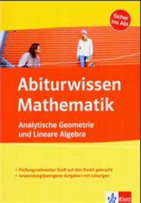 Lineare algebra und analytische geometrie (mac.03). Mathe Lernhilfen, Geometrie, Algebra, Analysis ...