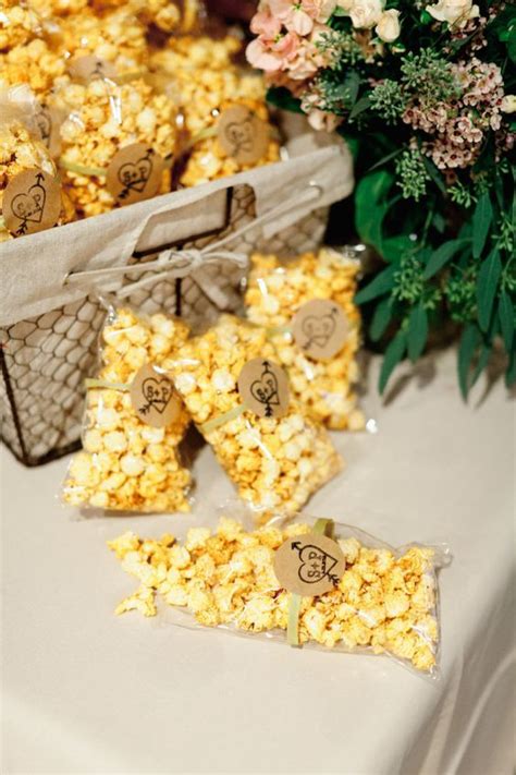 Very Nice Popcorn Favors We Saw On The Style Me Pretty Blog Create