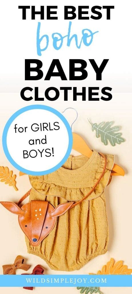 The Best Boho Baby Clothes For Girls And Boys Wild Simple Joy