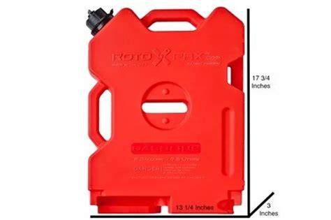 Rotopax 2 Gallon Gas Container Rx 2g