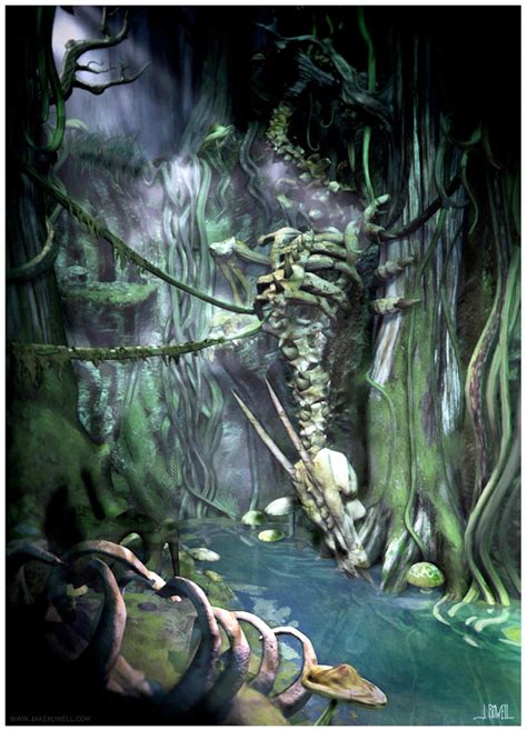 Final Fantasy Ix Evil Forest Art Jake L Rowell Artist