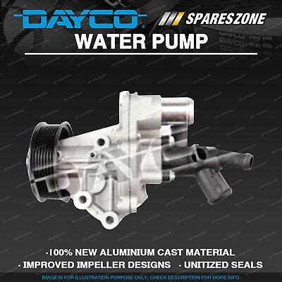 Dayco Water Pump For Ford Ranger Px Everest Ua P At L Cyl On