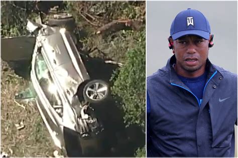 Tiger Woods Crash Golf Star Leaves Hospital Following Horror Crash