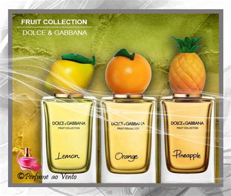 Perfumes Fruit Collection De Dolce And Gabbana Lemon Orange E Pineapple