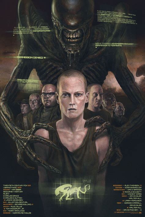 Alien 3 By John Barry Ballaran Alternative Movie Posters