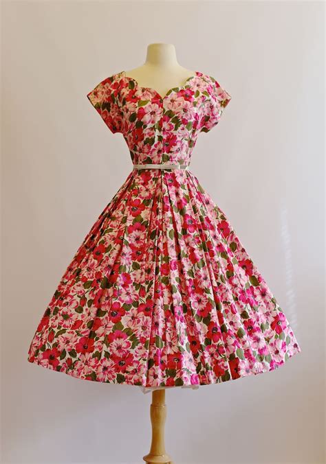 Vintage 1950 S Dress At 50sdress Xtabayvintage 1950sdress Vintage Dresses