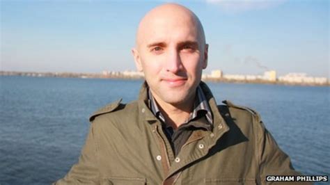 British Journalist Graham Phillips Held In Ukraine Bbc News