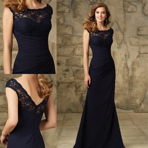 2019 elegantes vestidos de noche de encaje para fiesta de ...