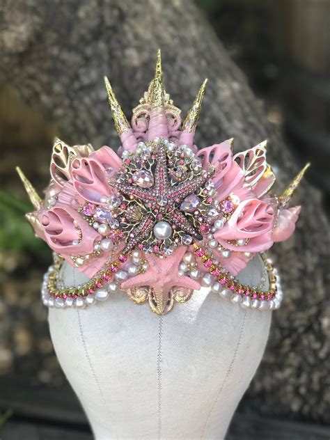 Mermaid Crown Shell Crown Seashell Crown Mermaid Headpiece Crowns