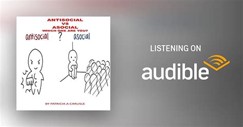 Antisocial Vs Asocial By Patricia A Carlisle Audiobook Audibleca