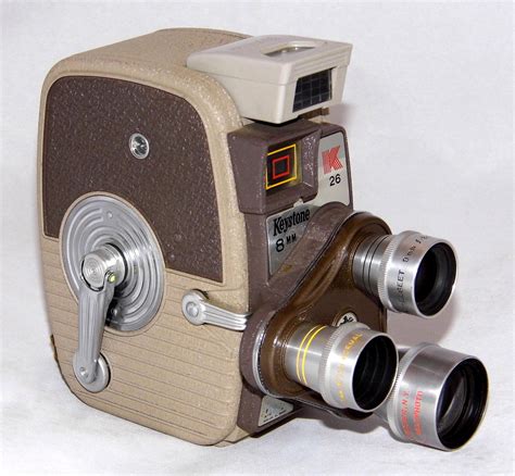 Vintage Keystone 8mm Home Movie Camera Model K 26 Triple Flickr