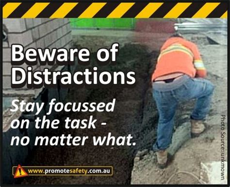 Funny Workplace Meme About Distractions In Construction