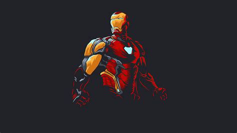 Iron Man New Minimalism 2020 Wallpaperhd Superheroes Wallpapers4k