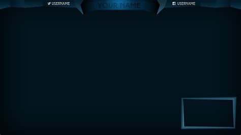Blank Stream Overlay Template New Concept