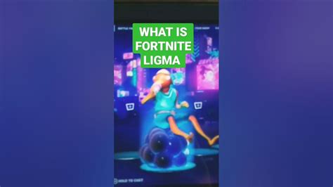 What Is Fortnite Ligma Youtube