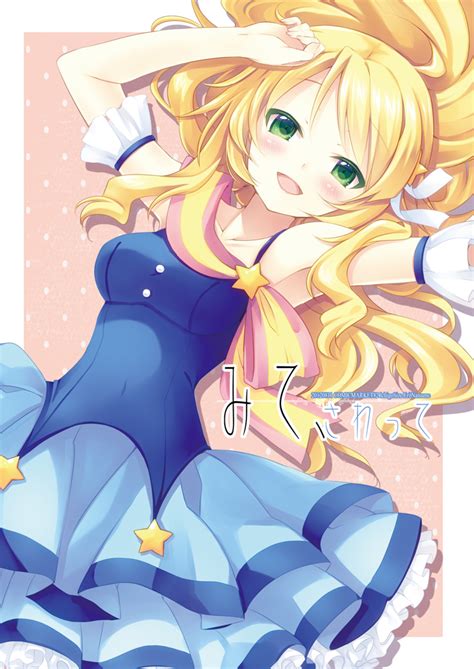 Natsume Eri Hoshii Miki Idolmaster Idolmaster Classic 1girl D Blonde Hair Blush Cover