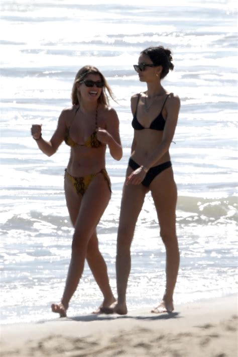 Sofia Richie Rocks Snakeskin Bikini As She Enjoys A Stroll Along The