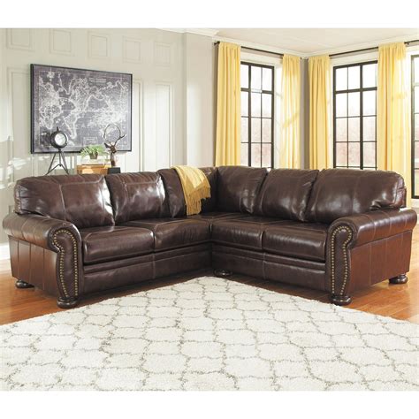 2pc Laf Sofa Leather Sectional 0h0 504ls 2pc Ashley Furniture