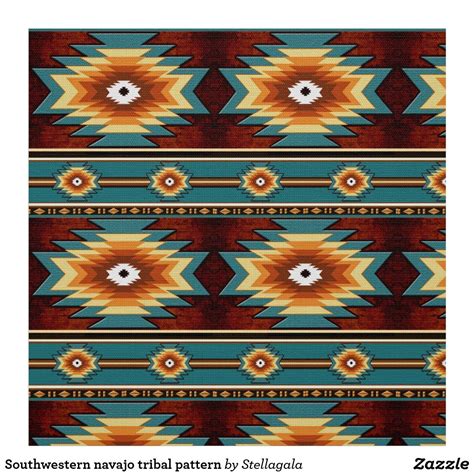 Southwestern Tribal Pattern Fabric Tribal Fabric Navajo Pattern