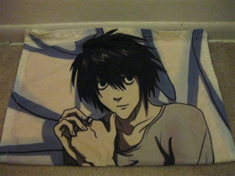 Death Note L Ryuzaki Dakimakura Body Pillow Cover Lightly Used Rare