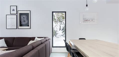 Scandinavian Architecture In Canadian Forest Gessato