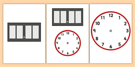 6 Digital Clock Templates Psd Vector Eps